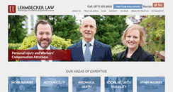 Desktop Screenshot of lehmlaw.com